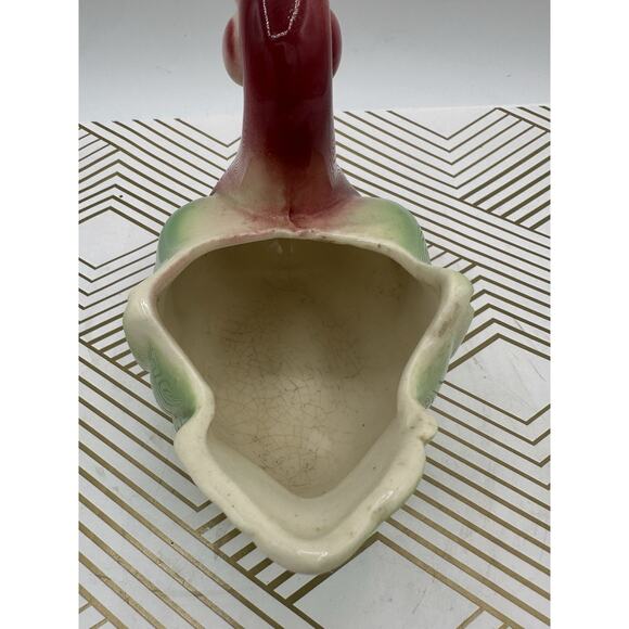 VTG 1950's Mid Century Swan Duck Ceramic Planter 5" x 6" - Picture 3 of 7